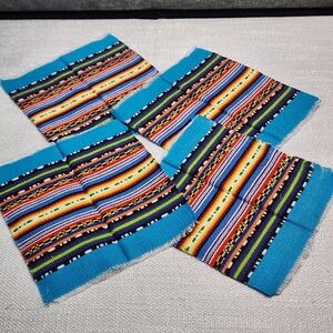 Mug Coasters Tea and Cookie Mats Set of 4 Cotton